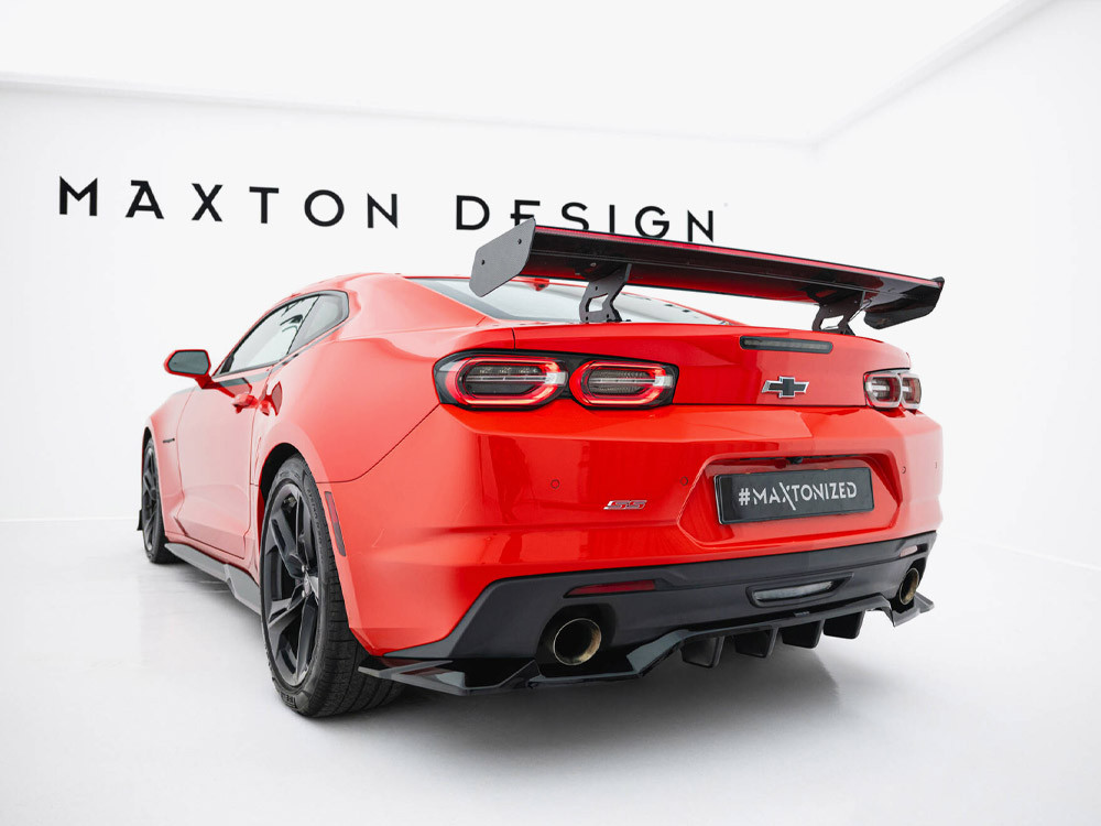 Maxton Carbon Spoiler With Internal Brackets Uprights + LED Chevrolet Camaro SS Mk6 Facelift Maxton Carbon Spoiler With Internal Brackets Uprights + LED Chevrolet Camaro SS Mk6 Facelift