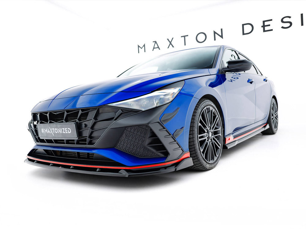 Maxton Front Bumper Wings (Canards) Hyundai Elantra N Mk7 Maxton Front Bumper Wings (Canards) Hyundai Elantra N Mk7