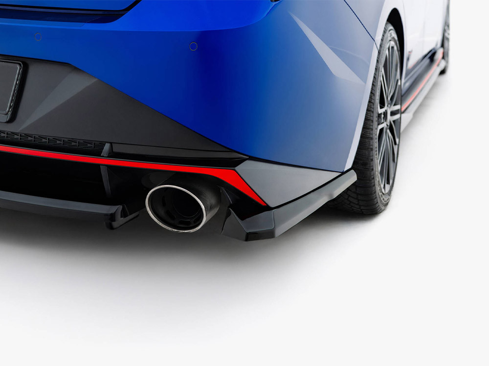 Maxton Rear Side Splitters Hyundai Elantra N Mk7 Maxton Rear Side Splitters Hyundai Elantra N Mk7