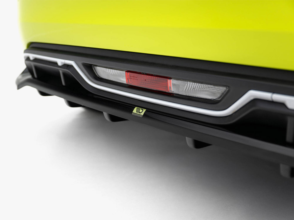 Maxton Rear Splitter (Vertical Bars) Abarth 500e Maxton Rear Splitter (Vertical Bars) Abarth 500e