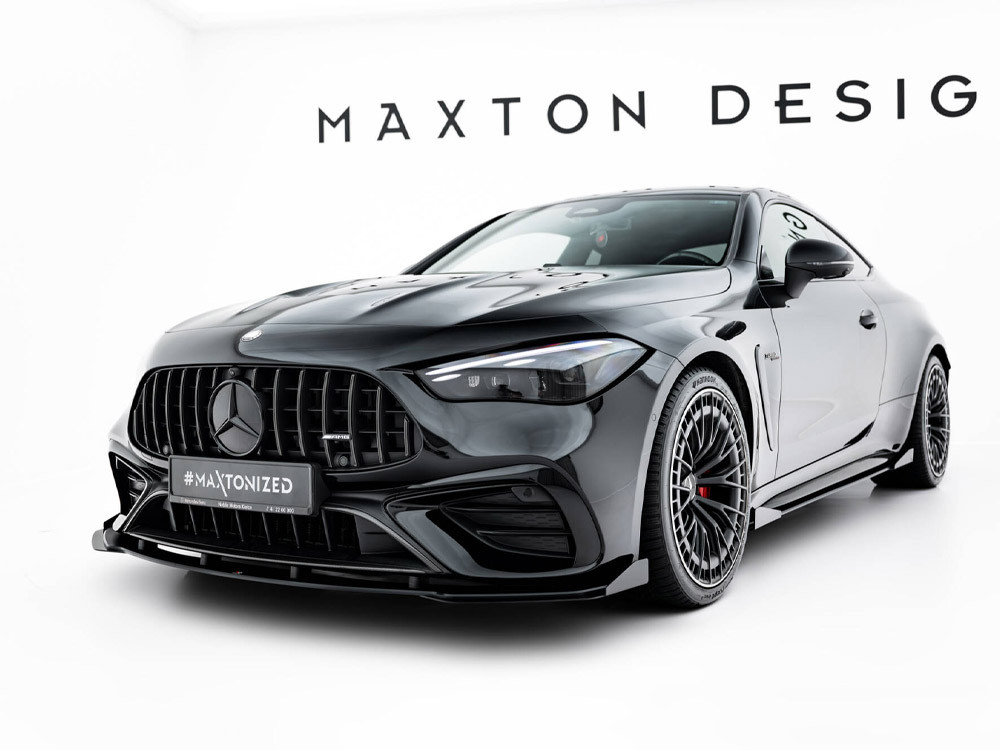Maxton Street PRO Front Splitter + Flaps Mercedes-AMG CLE 53 C236