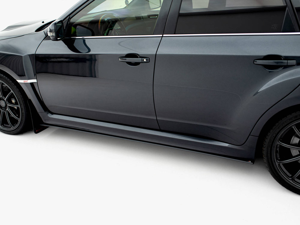 Maxton Street Pro Side Skirts Diffusers Subaru Impreza WRX STI Mk3 Facelift