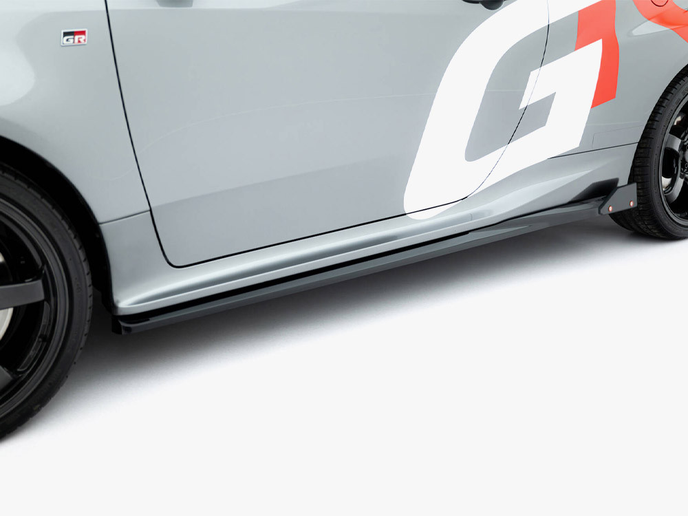 Maxton Side Skirts Diffusers + Flaps Toyota GR Yaris Mk4 Facelift