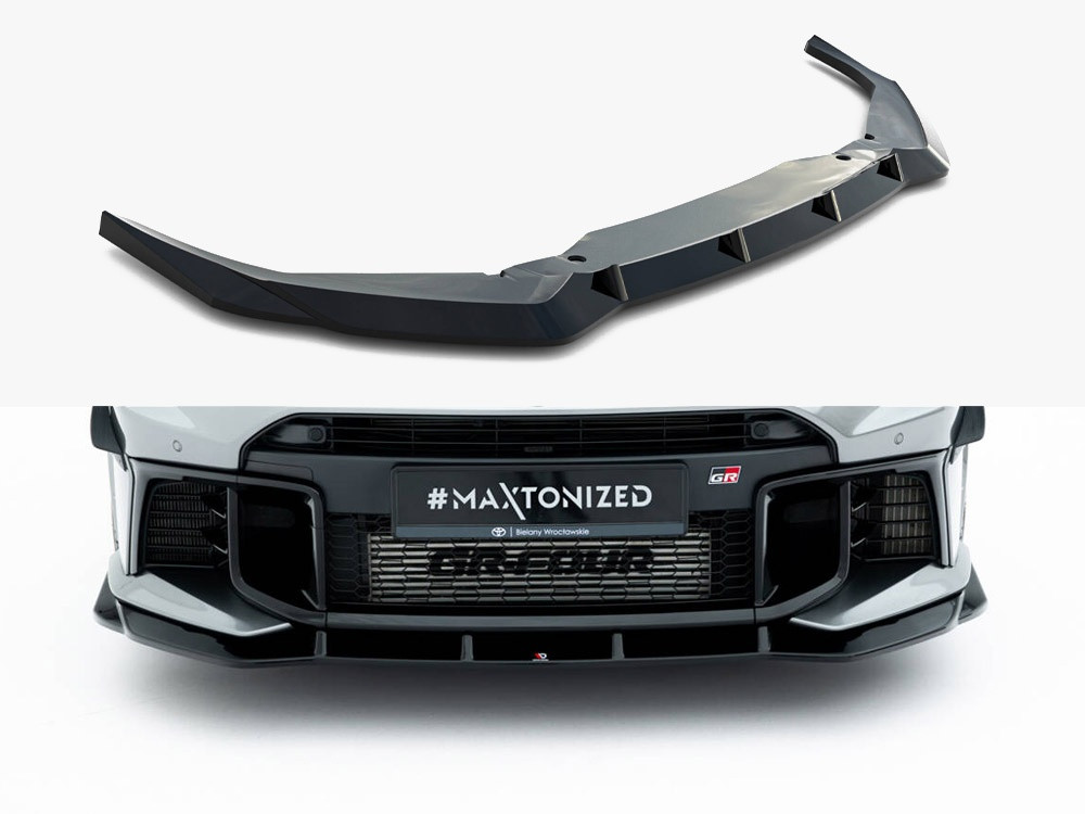 Maxton Front Splitter V.1 Toyota GR Yaris Mk4 Facelift Maxton Front Splitter V.1 Toyota GR Yaris Mk4 Facelift
