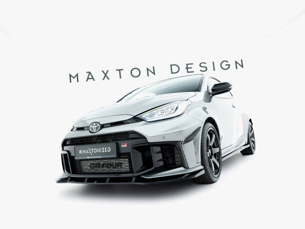 Maxton Front Splitter V.1 Toyota GR Yaris Mk4 Facelift Maxton Front Splitter V.1 Toyota GR Yaris Mk4 Facelift