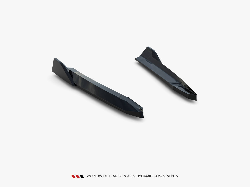 Maxton Rear Side Splitters V.8 Skoda Octavia RS Liftback / Estate Mk4 Facelift Maxton Rear Side Splitters V.8 Skoda Octavia RS Liftback / Estate Mk4 Facelift