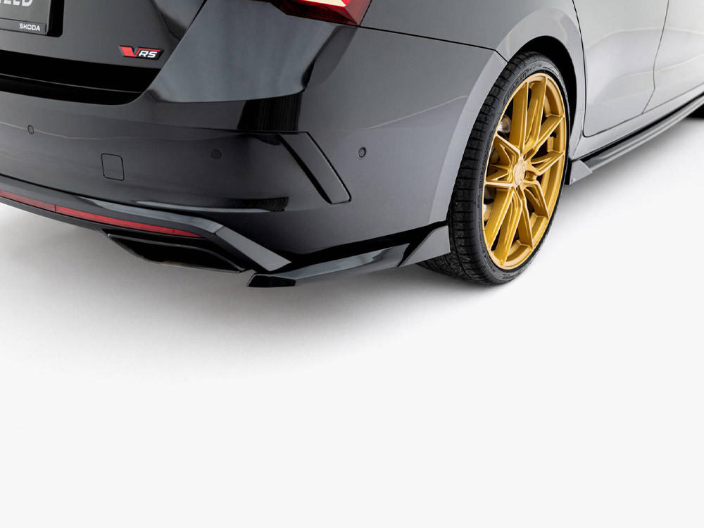 Maxton Rear Side Splitters V.6 Skoda Octavia RS Liftback / Estate Mk4 / Mk4 Facelift Maxton Rear Side Splitters V.6 Skoda Octavia RS Liftback / Estate Mk4 / Mk4 Facelift