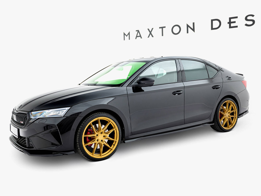 Maxton Side Skirts Diffusers V.3 Skoda Octavia RS Liftback / Estate Mk 4 Facelift