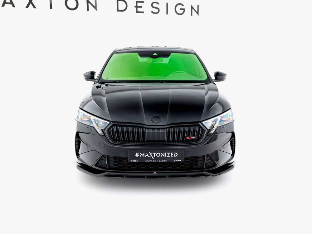 Maxton Front Splitter V.1 Skoda Octavia RS Liftback / Estate Mk4 Facelift Maxton Front Splitter V.1 Skoda Octavia RS Liftback / Estate Mk4 Facelift