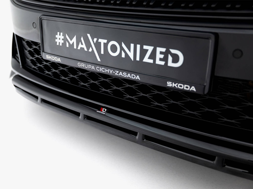 Maxton Front Splitter V.1 Skoda Octavia RS Liftback / Estate Mk4 Facelift Maxton Front Splitter V.1 Skoda Octavia RS Liftback / Estate Mk4 Facelift