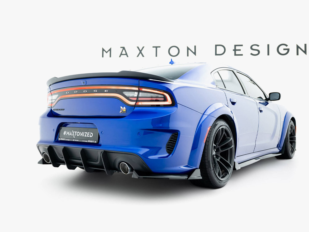 Maxton Rear Side Splitters Dodge Charger RT Scat Pack Widebody Mk3 Facelift