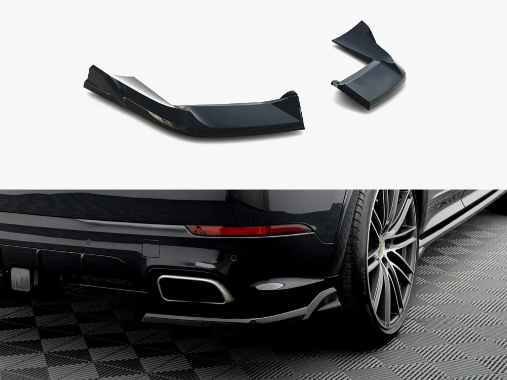 Maxton Rear Side Splitters Porsche Cayenne Sport Design Mk3