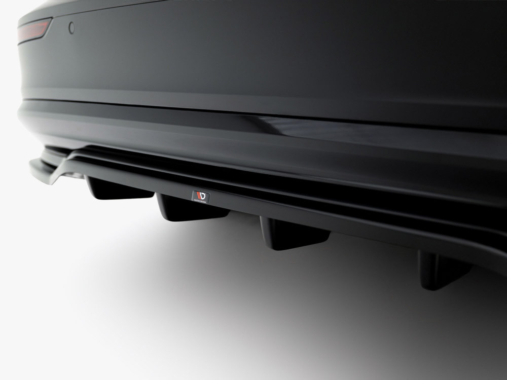 Maxton Rear Splitter (Vertical Bars) Volvo S60 / V60 R-Design Mk3 Facelift