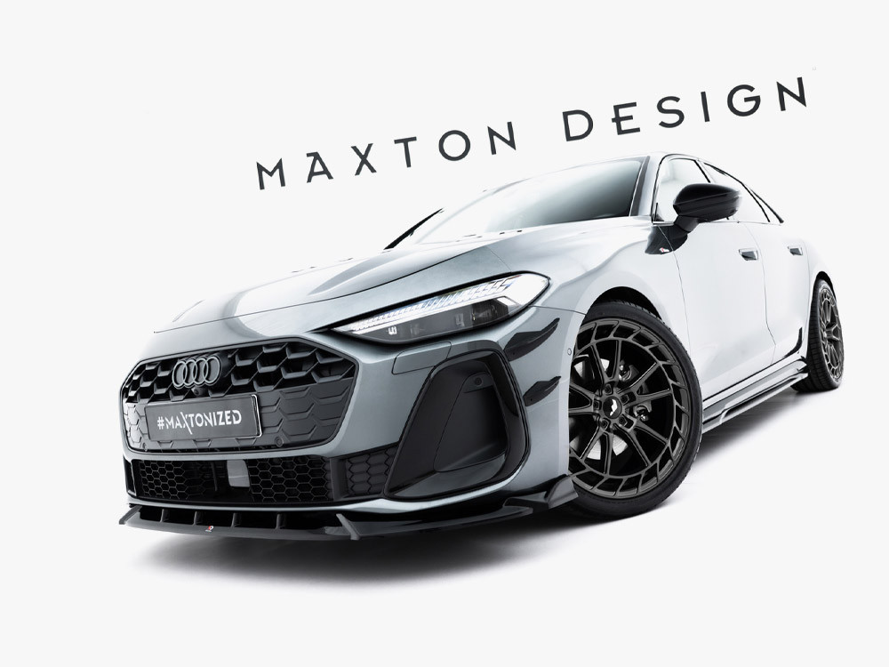Maxton Front Splitter V.2 Audi A5 S-Line / S5 Sedan / Avant B10 Maxton Front Splitter V.2 Audi A5 S-Line / S5 Sedan / Avant B10