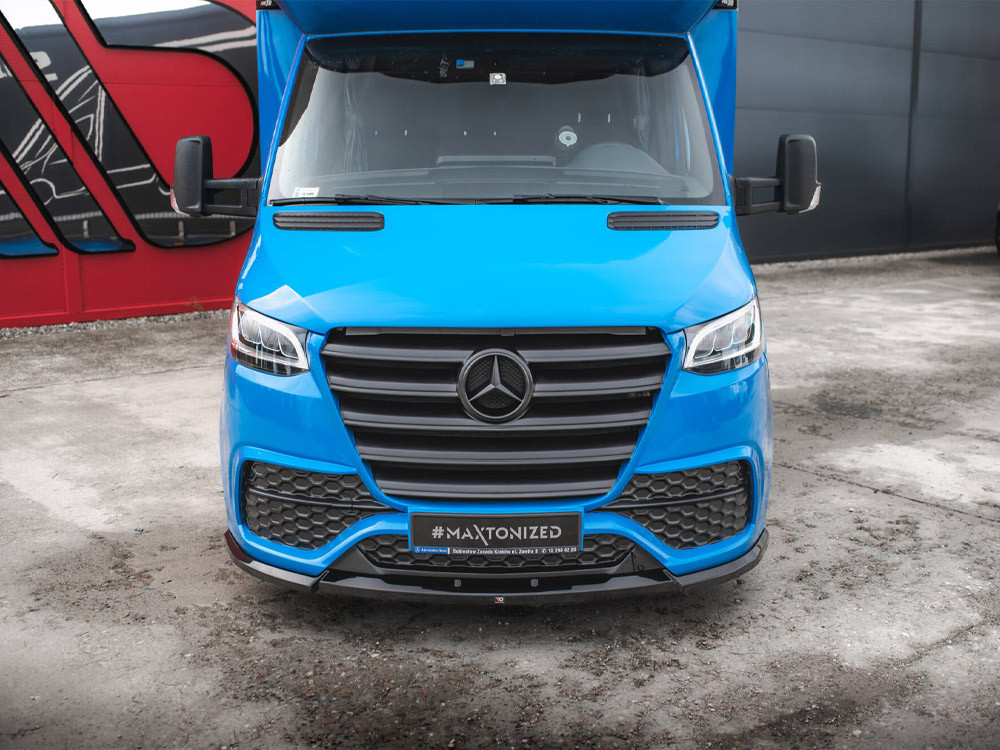 Maxton Front Bumper + Splitter Mercedes-Benz Sprinter Mk3 Maxton Front Bumper + Splitter Mercedes-Benz Sprinter Mk3