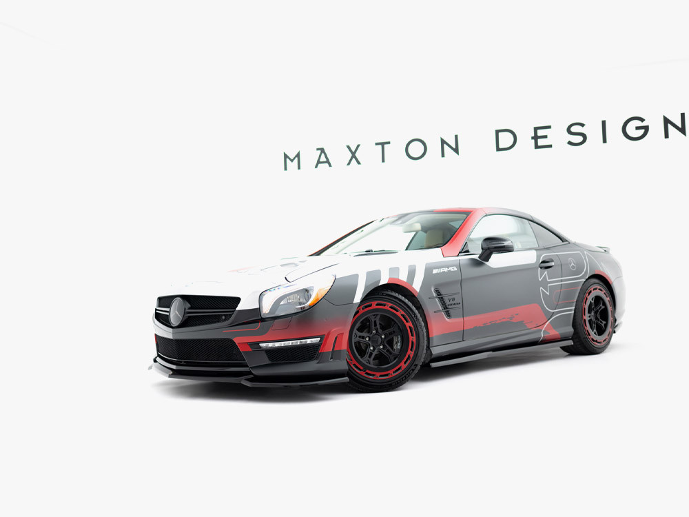 Maxton Front Splitter V.2 Mercedes-Benz SL 63 AMG R231 Maxton Front Splitter V.2 Mercedes-Benz SL 63 AMG R231