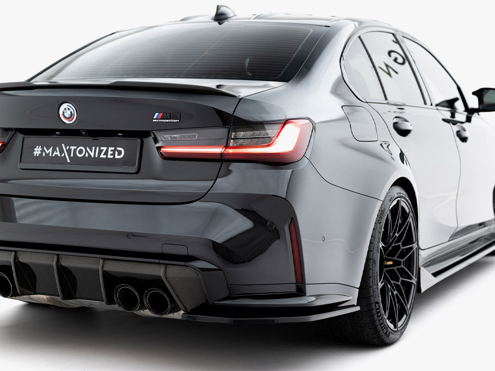 Maxton Rear Side Splitters V.3 BMW M3 Sedan / Touring G80 / G81 Maxton Rear Side Splitters V.3 BMW M3 Sedan / Touring G80 / G81