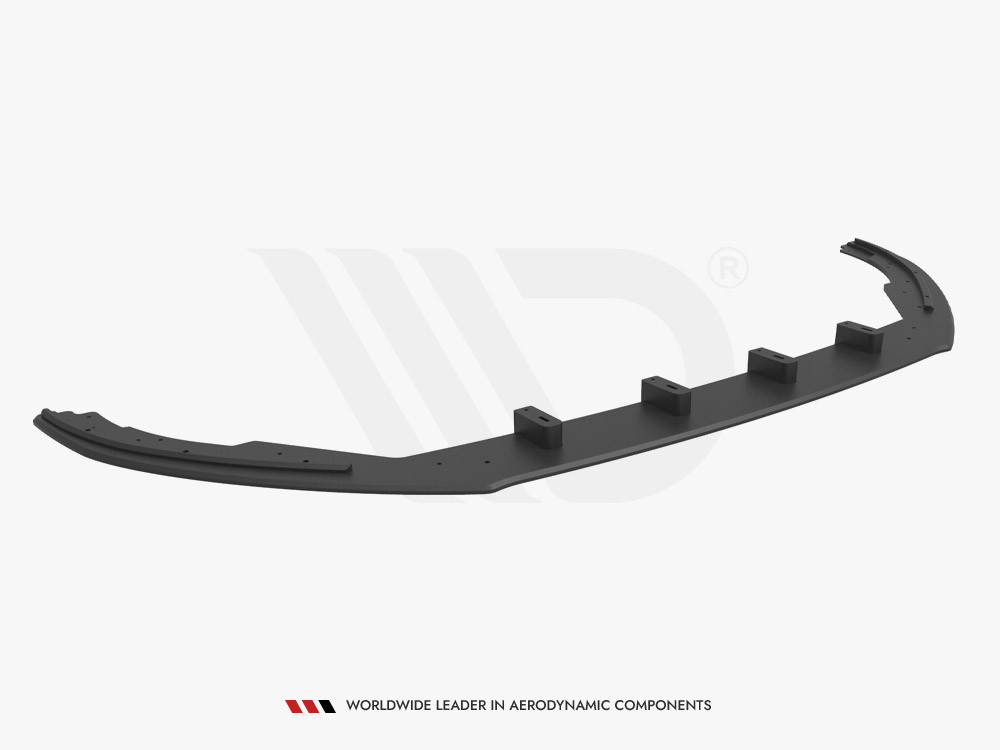 Maxton Street PRO Front Splitter Ford Focus ST / ST-Line Mk4 - Black-Red