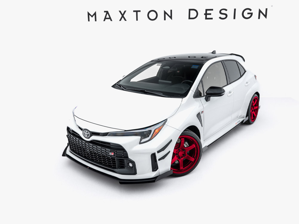 Maxton Street PRO Front Splitter + Flaps Toyota GR Corolla Mk12