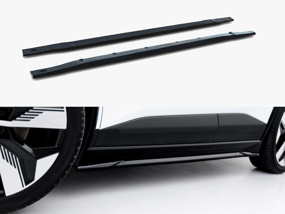 Maxton Side Skirts Diffusers Renault Megane E-Tech Electric Mk1 Maxton Side Skirts Diffusers Renault Megane E-Tech Electric Mk1