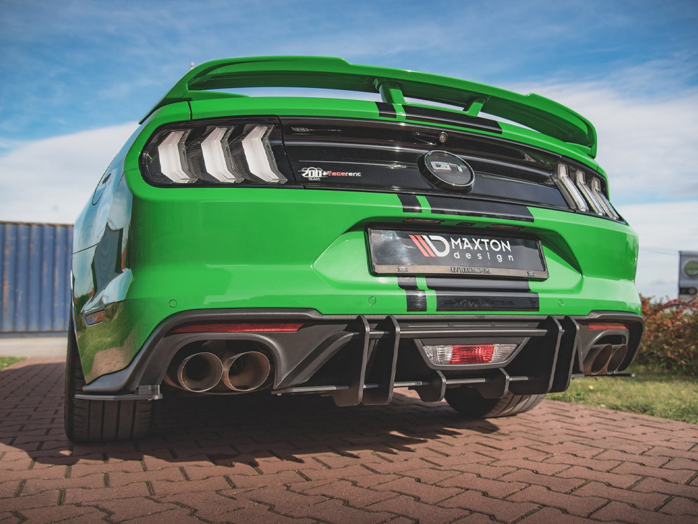 Maxton Street PRO Rear Diffuser Ford Mustang GT Mk6 Facelift - Red