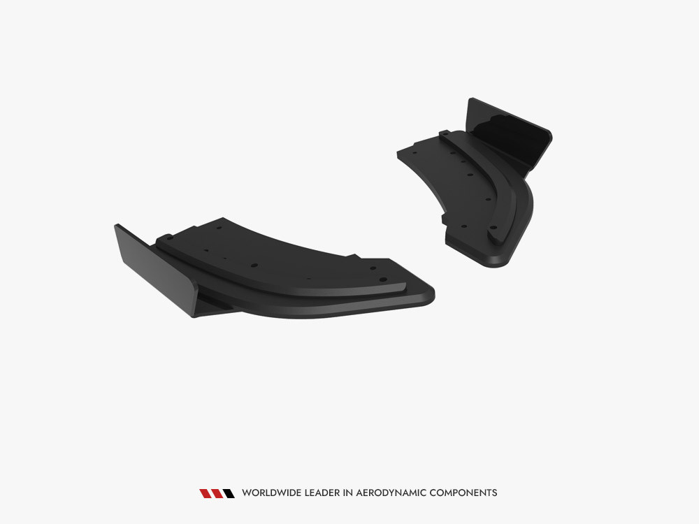 Maxton Street PRO Rear Side Splitters + Flaps Mazda 3 MPS Mk1 EU Version