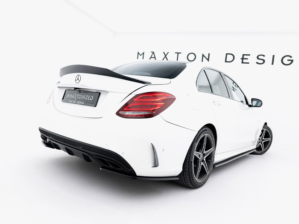 Maxton Rear Side Splitters Mercedes-Benz C AMG-Line Sedan W205