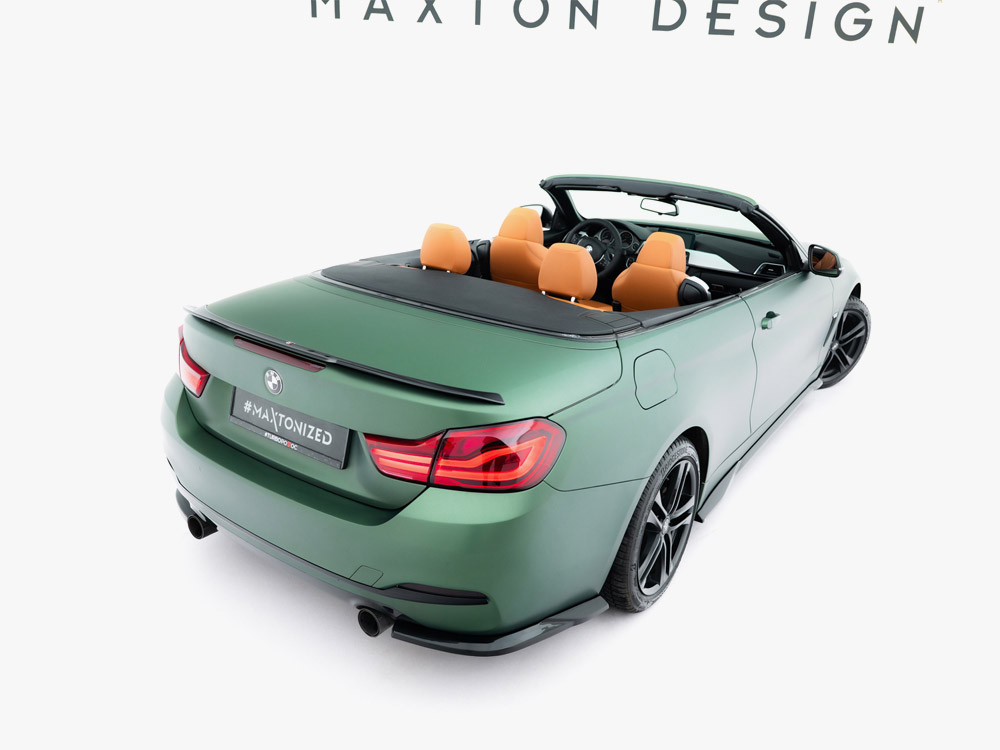 Maxton Rear Side Splitters BMW 4 Cabrio / Coupe F33 / F32