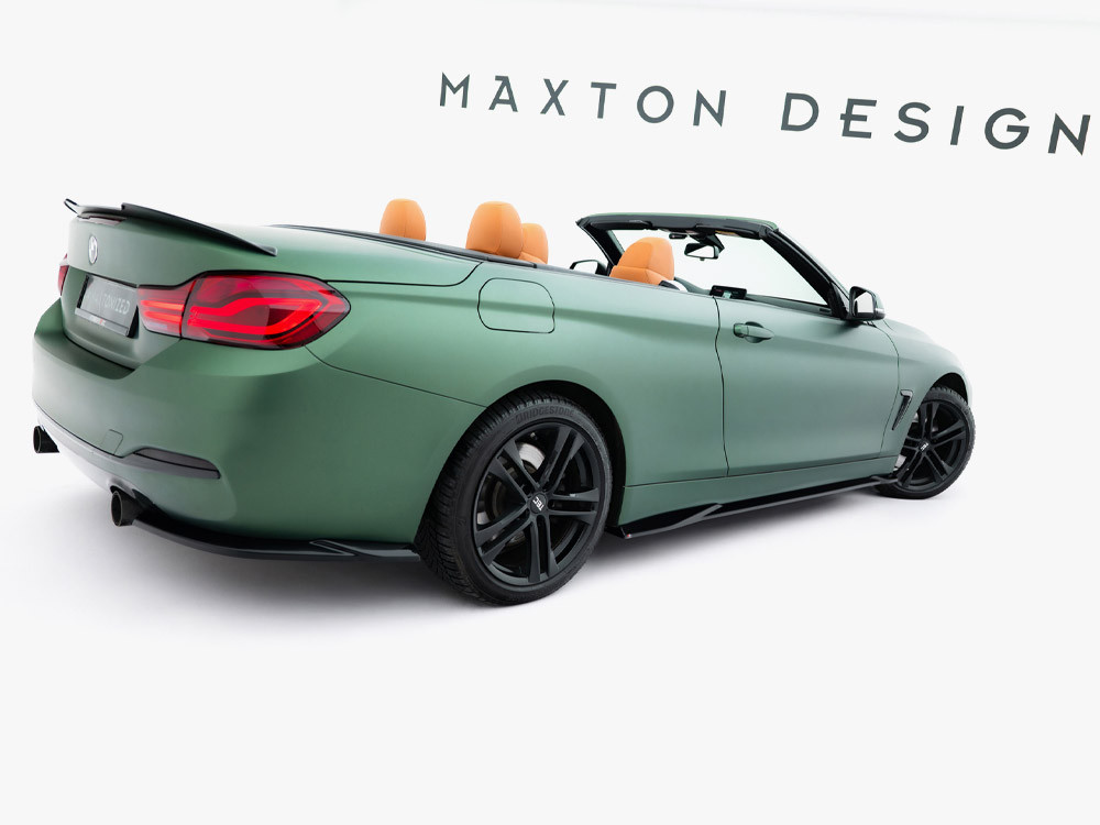 Maxton Side Skirts Diffusers BMW 4 Cabrio / Coupe F33 / F32