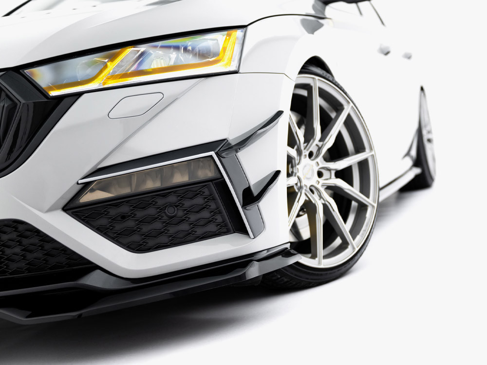 Maxton Front Bumper Wings (Canards) Skoda Octavia RS Mk4