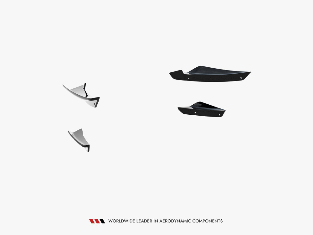 Maxton Front Bumper Wings (Canards) Skoda Octavia RS Mk4