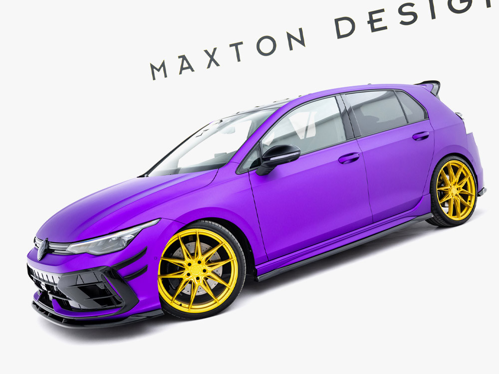 Maxton Side Skirts Diffusers V.5 Volkswagen Golf R Mk8 / Mk8 Facelift