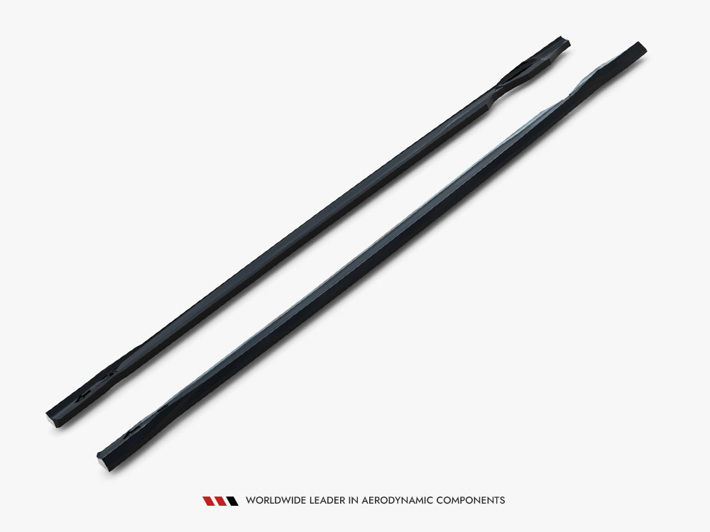 Maxton Side Skirts Diffusers V.5 Volkswagen Golf R Mk8 / Mk8 Facelift