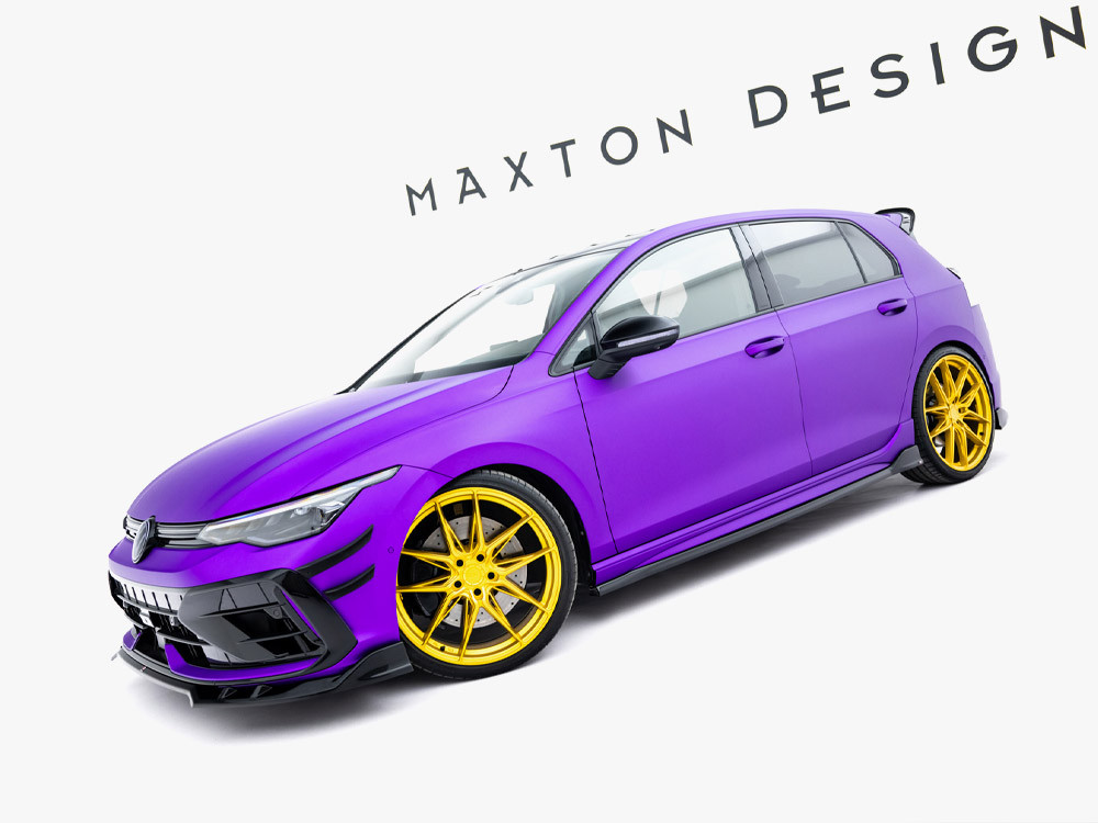 Maxton Side Skirts Diffusers V.4 Volkswagen Golf R Mk8 / Mk8 Facelift