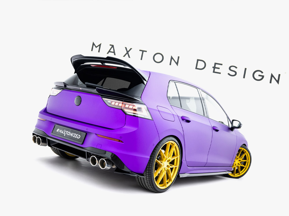 Maxton Rear Side Splitters V.8 Volkswagen Golf R Mk8 / Mk8 Facelift