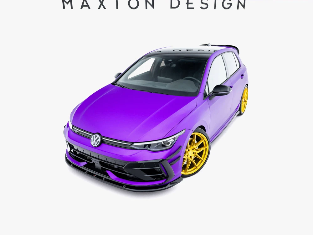 Maxton Front Splitter V.2 Volkswagen Golf R Mk8 Facelift