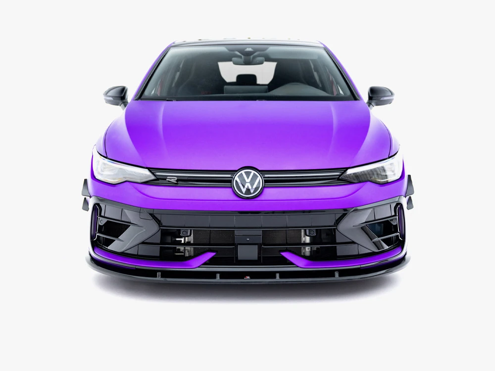 Maxton Front Splitter V.2 Volkswagen Golf R Mk8 Facelift