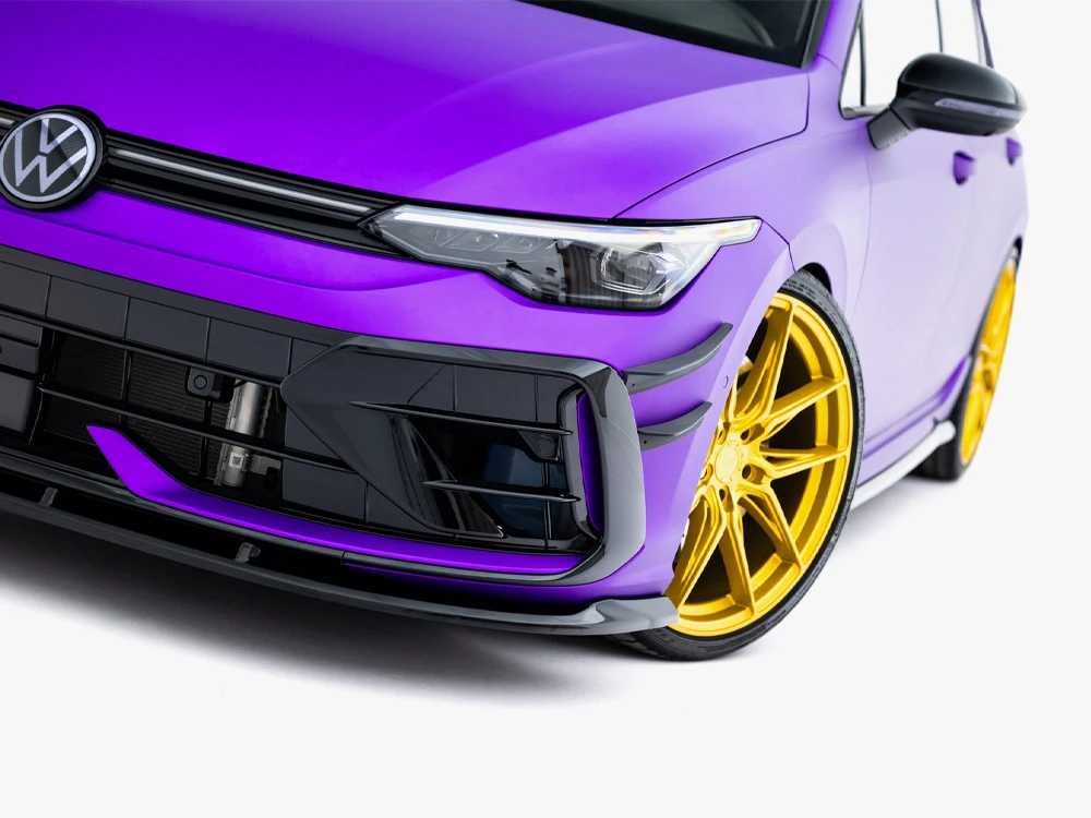Maxton Front Splitter V.2 Volkswagen Golf R Mk8 Facelift