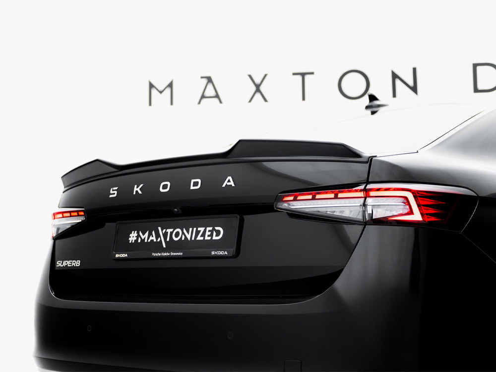 Maxton Spoiler CAP 3D Skoda Superb Sedan Mk4 Maxton Spoiler CAP 3D Skoda Superb Sedan Mk4
