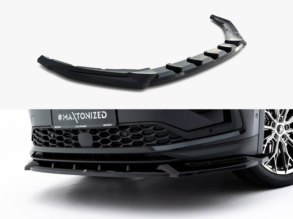 Maxton Front Splitter Skoda Kodiaq Mk2