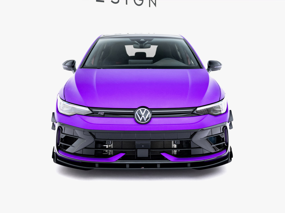 Maxton Front Flaps Volkswagen Golf R Mk8 Facelift
