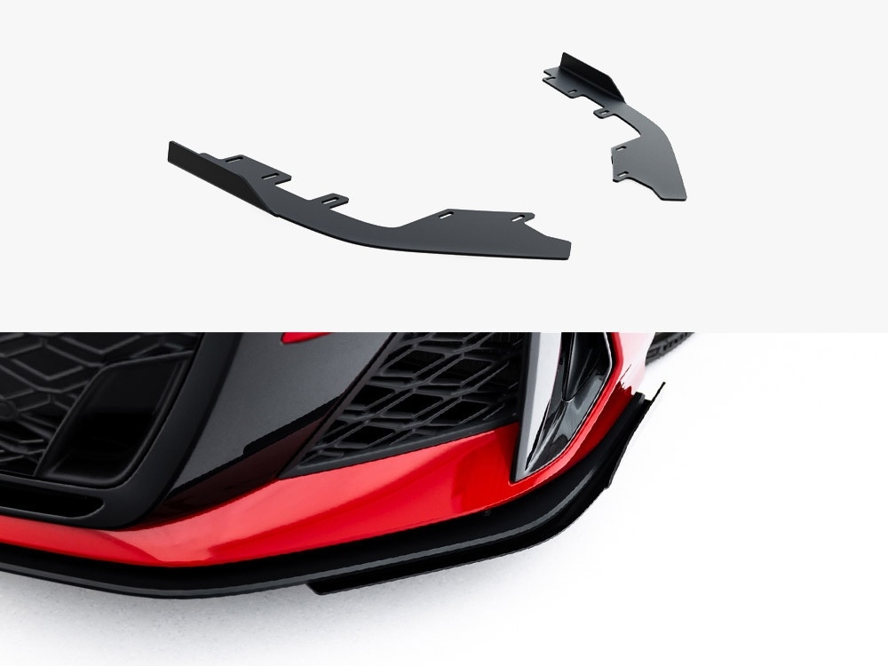 Maxton Front Flaps Audi RS3 Sedan 8Y Facelift Maxton Front Flaps Audi RS3 Sedan 8Y Facelift