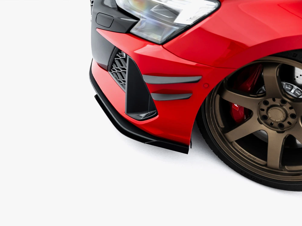 Maxton Front Flaps Audi RS3 Sedan 8Y Facelift Maxton Front Flaps Audi RS3 Sedan 8Y Facelift