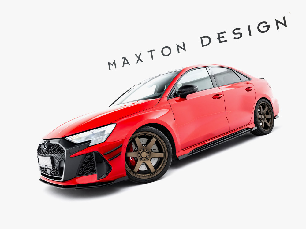 Maxton Street PRO Side Skirt Diffusers + Flaps Audi RS3 Sedan 8Y Facelift Maxton Street PRO Side Skirt Diffusers + Flaps Audi RS3 Sedan 8Y Facelift