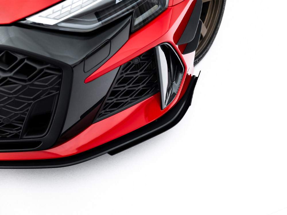 Maxton Street PRO Front Splitter + Flaps Audi RS3 Sedan 8Y Facelift Maxton Street PRO Front Splitter + Flaps Audi RS3 Sedan 8Y Facelift