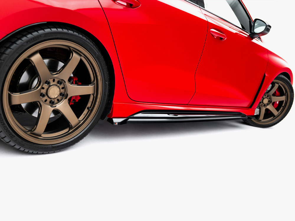 Maxton Side Skirts Diffusers V.1 Audi RS3 Sedan 8Y / 8Y Facelift