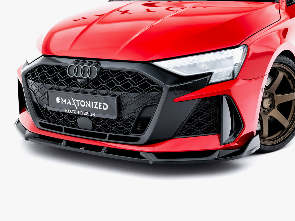 Maxton Front Splitter V.3 Audi RS3 Sedan 8Y Facelift