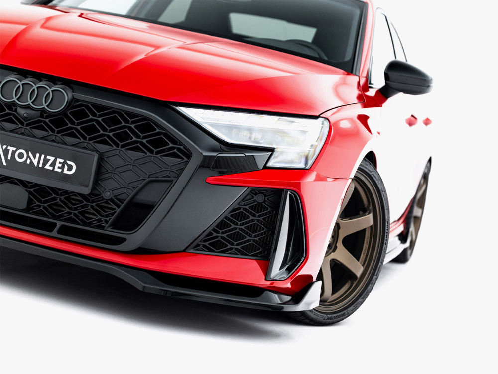 Maxton Front Splitter V.2 Audi RS3 Sedan 8Y Facelift Maxton Front Splitter V.2 Audi RS3 Sedan 8Y Facelift