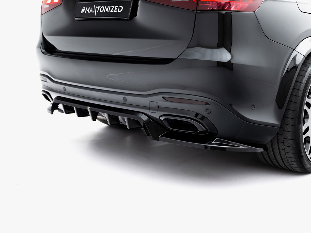 Maxton Rear Splitter (Vertical Bars) Mercedes-Benz GLS AMG-Line X167 Facelift Maxton Rear Splitter (Vertical Bars) Mercedes-Benz GLS AMG-Line X167 Facelift