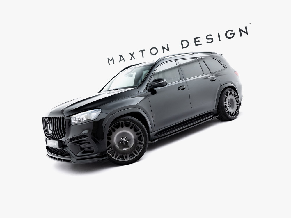 Maxton Side Skirts Diffusers V.3 Mercedes-Benz GLS AMG-Line X167 / X167 Facelift